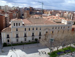 Palacio Real de Valladolid, vista aérea